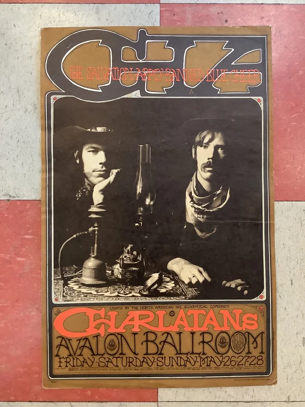 Charlatans at Avalon Ballroom - 1967 (Poster)