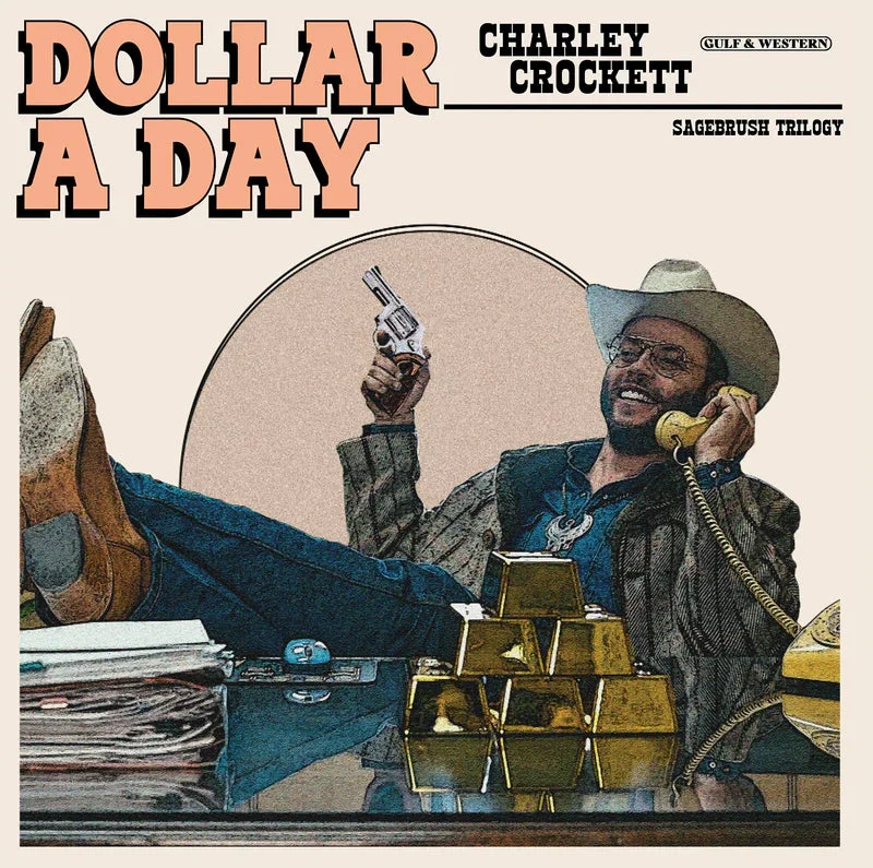 Charley Crockett-Dollar A Day (INEX) (Blue Vinyl) (LP)