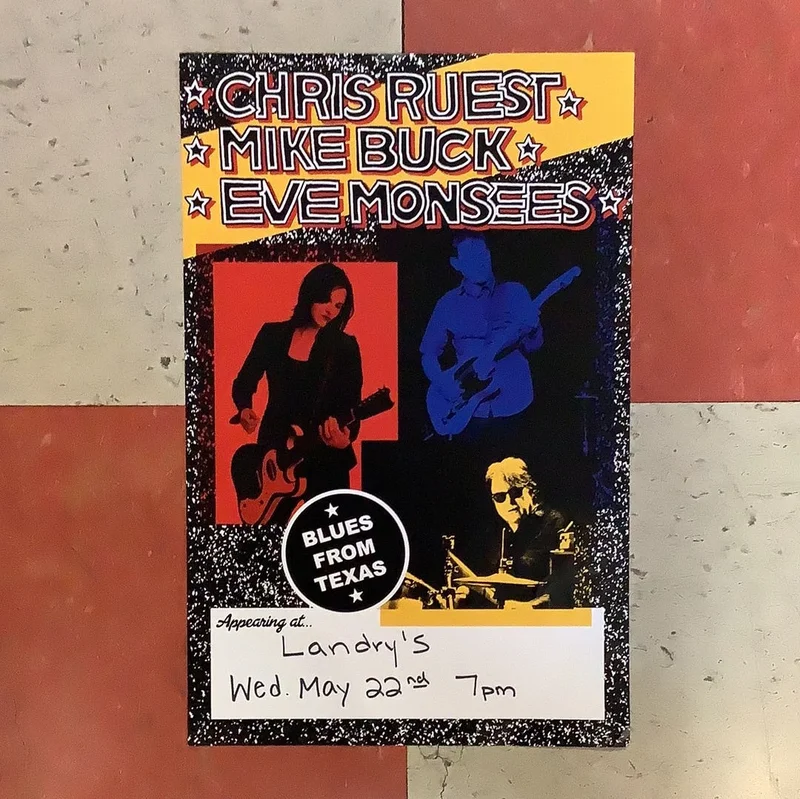 Chris Ruest, Mike Buck, & Eve Monsees at Landry's (Poster)