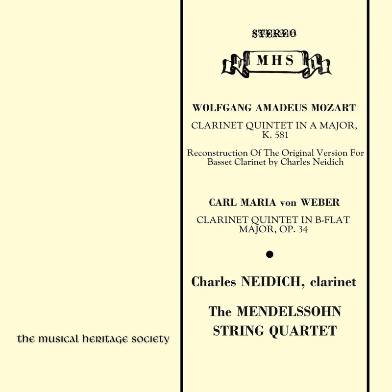 Clarinet Quintet In B-Flat Major, Op. 34: I. Allegro