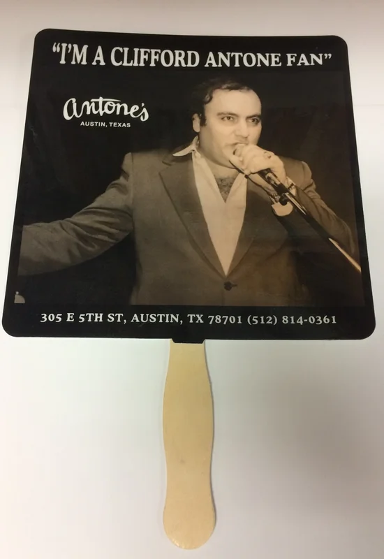 Clifford Antone - Hand Fan / Fundraiser For Home