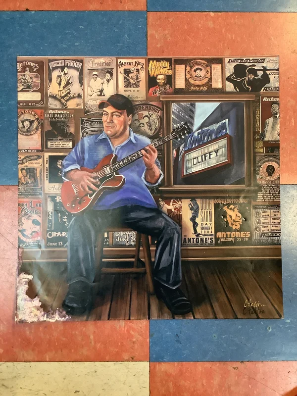 Clifford Antone's Room of The Blues (Poster)