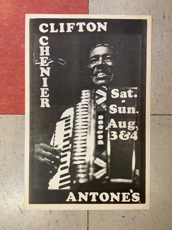 Clifton Chenier at Antone's - 1985 (Poster)