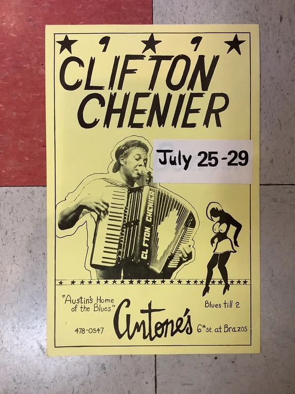 Clifton Chenier at Antone's (Poster)
