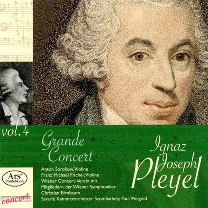 Concert- Sorkow/fischer/wiener - Ignaz Joseph Pleyel: Grand Concert- Sinfonia concertante in A major/2 Symphonies [CD]