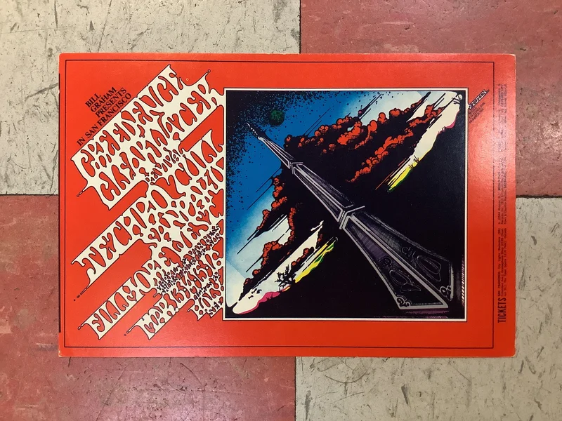 Creedence Clearwater Revival & Jethro Tull at Fillmore West - 1969 (Postcard)