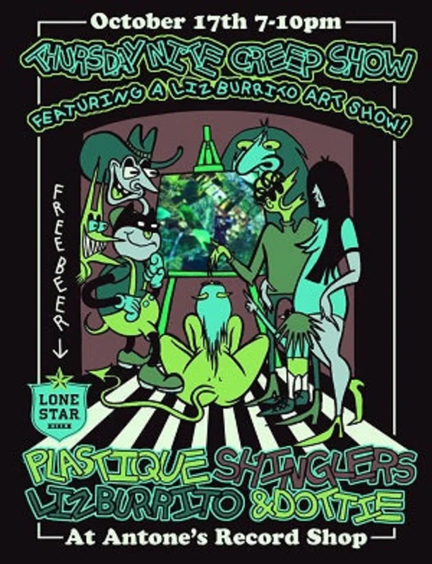 Creep Show 10/17/19 - Event Poster By Billie Buck