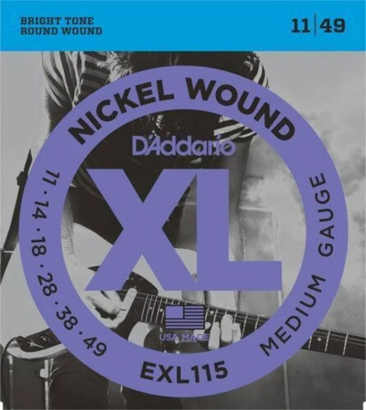 D'Addario Electric Guitar Strings 11-49