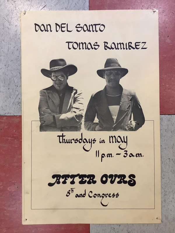 Dan Del Santo and Tomas Ramirez at After Ours (Poster)