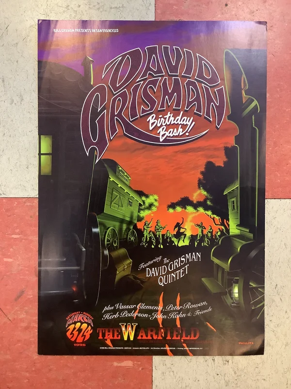 David Grisman Birthday Bash at The Warfield - 1996 (Poster)