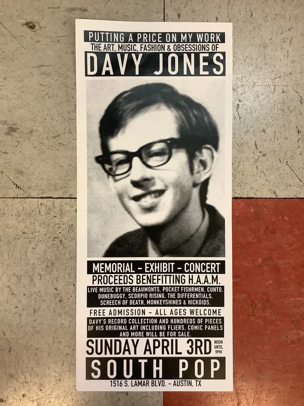 Davy Jones at South Pop - 2016 (Poster)