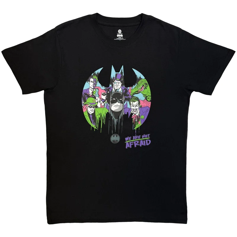 DC Comics Unisex T-Shirt: Batman Batman & Co Black