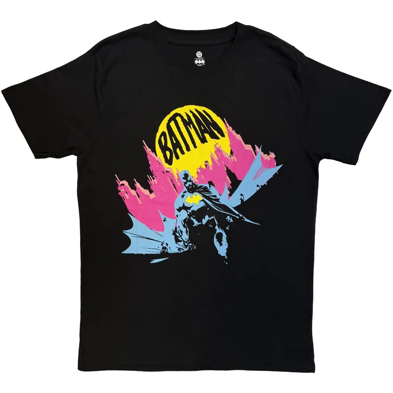 DC Comics Unisex T-Shirt: Batman City Scape Black