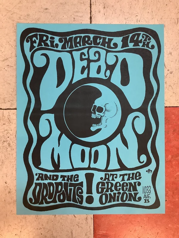 Dead Moon at The Green Onion - 1997 (Poster)