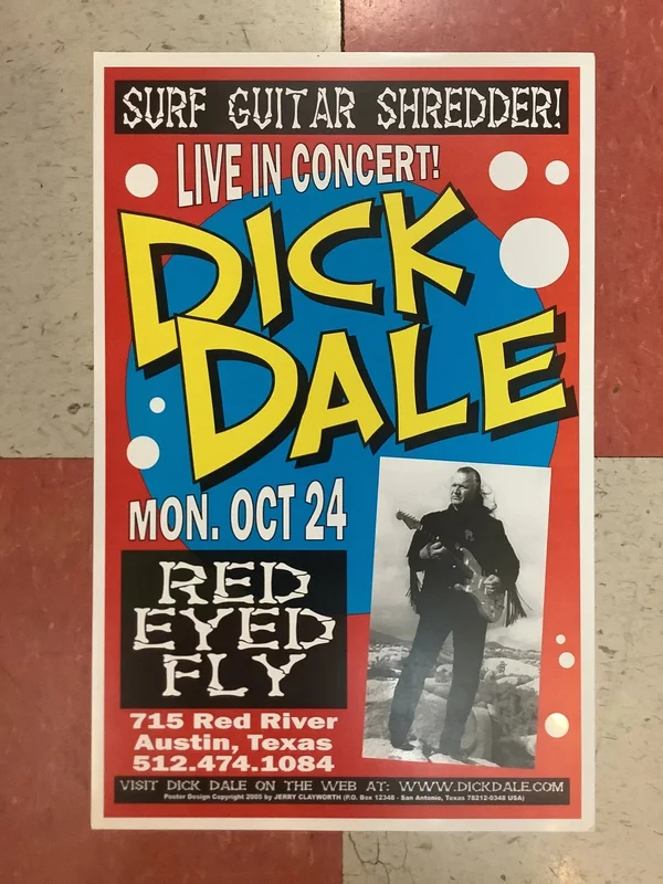Dick Dale at Red Eyed Fly - 2005 (Poster)
