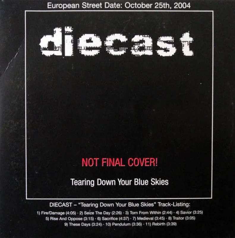 Diecast - Tearing Down Your Blue Skies (CD)
