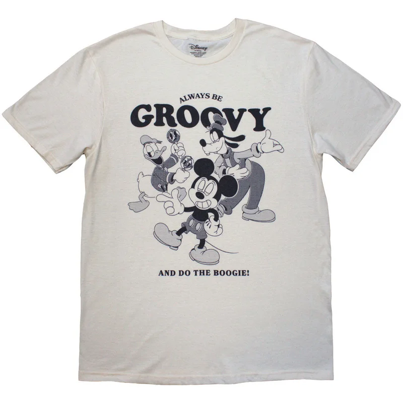 Disney Unisex T-Shirt: MM Always Be Groovy Natural