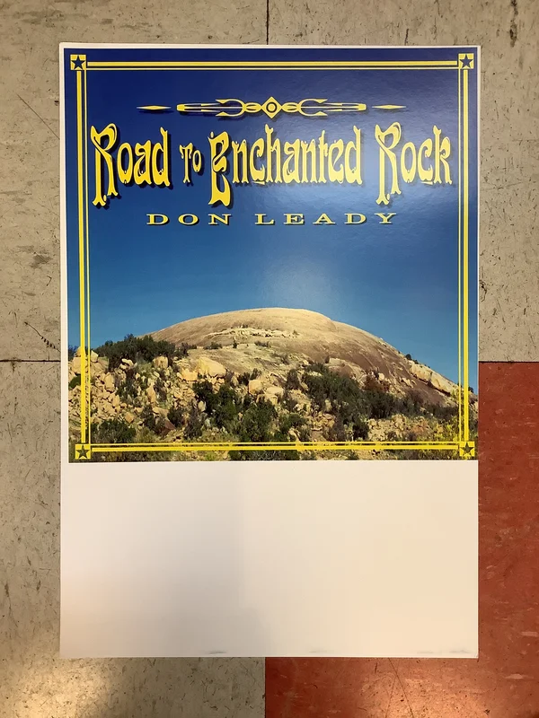 Don Leady "Road to Enchanted Rock" Promo (Poster)