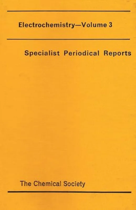 Electrochemistry : Volume 3 : Volume 3