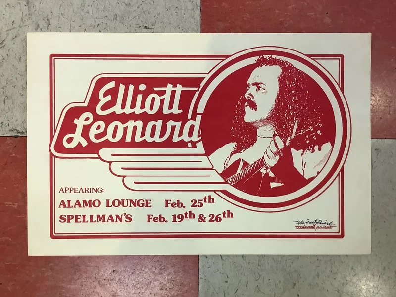 Elliott Leonard at Alamo Lounge and Spellman's (Poster)
