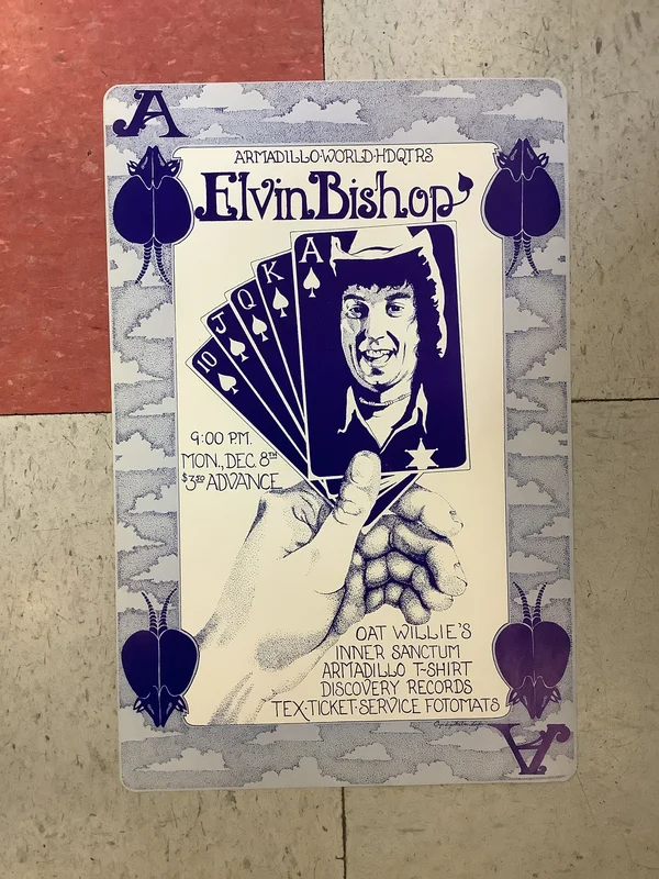 Elvin Bishop at Armadillo World Headquarters - 1975 (Poster)