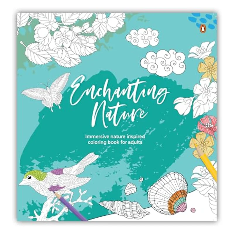 Enchanting Nature : Adult Coloring Book | Fun and Relaxing Doodle Designs for all Age Groups