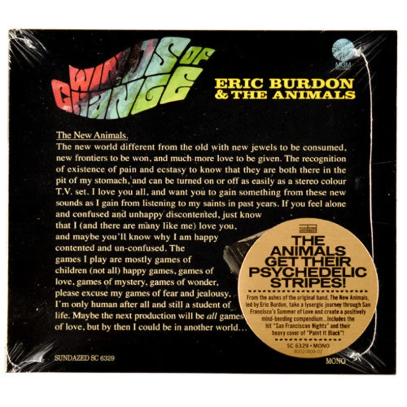 Eric Burdon & The Animals - Winds Of Change (CD)