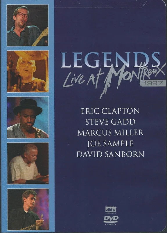 Eric Clapton, Steve Gadd, Marcus Miller, Joe Sample, David Sanborn - Legends Live At Montreux 1997 (DVD)