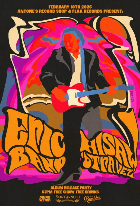 Eric Hisaw Band In-Store - 2025 (Poster)