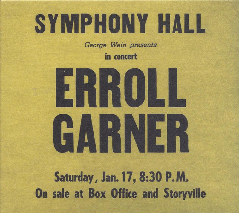 Erroll Garner - Symphony Hall Concert (CD)