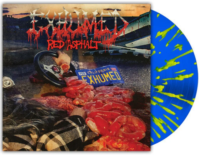 Exhumed-Red Asphalt (INEX) (Blue Splatter Vinyl) (LP)