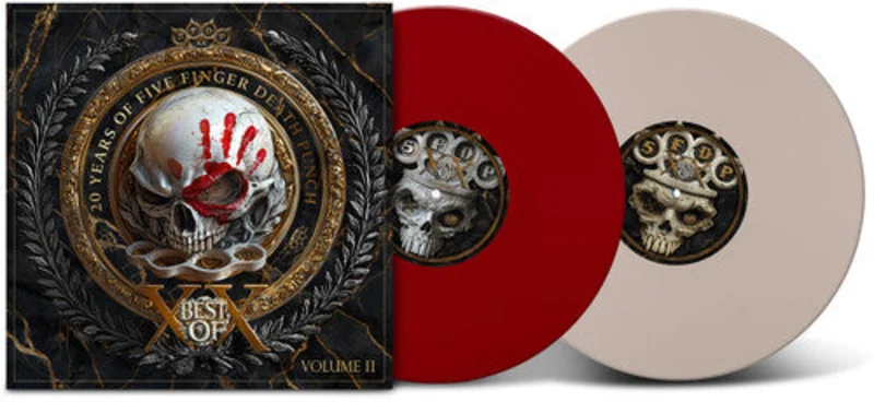 Five Finger Death Punch-Best Of-Volume 2 (INEX) (Anniversary Edition) (Red & White Vinyl) (2XLP)