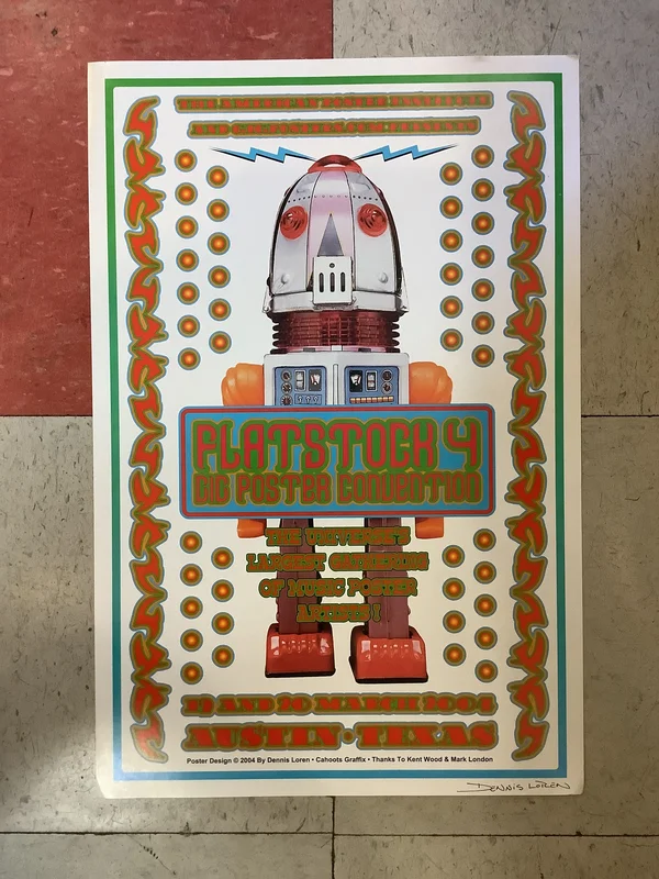 Flatstock 4 Robot - 2004 (Poster)