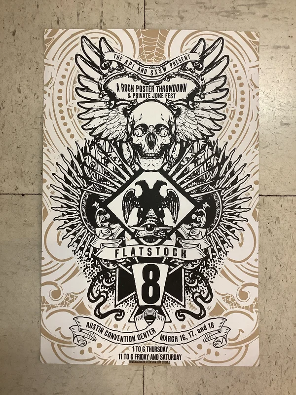 Flatstock 8 Skull - 2006 (Poster)