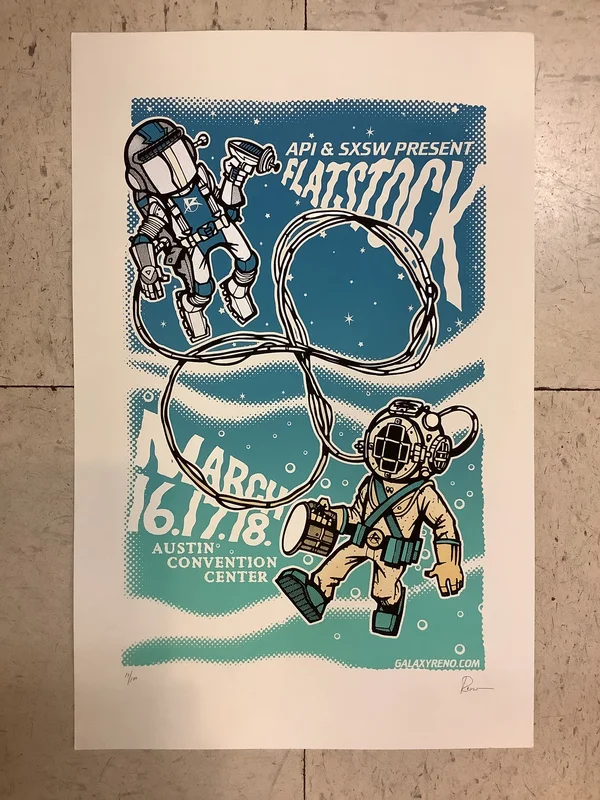 Flatstock 8 Spaceman - 2006 (Poster)