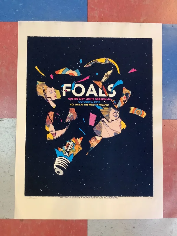 Foals at Austin City Limits - 2016 (Poster)