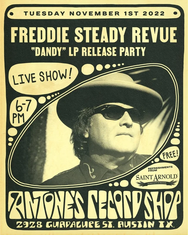 Freddie Steady Revue In-Store - 2022 (Poster)