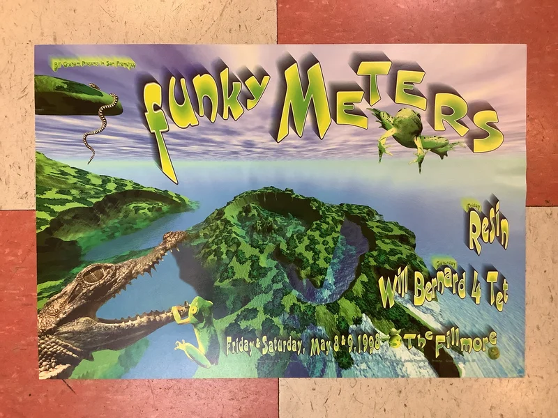 Funky Meters at The Fillmore - 1998 (Poster)