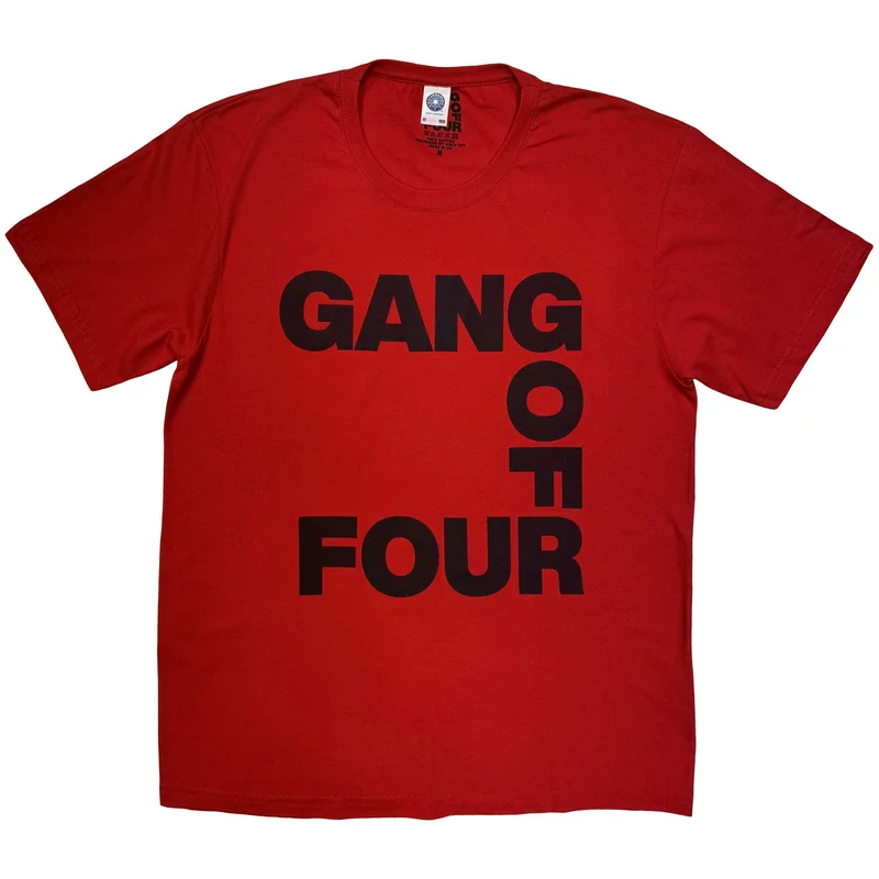 Gang of Four Unisex T-Shirt: Logo Red