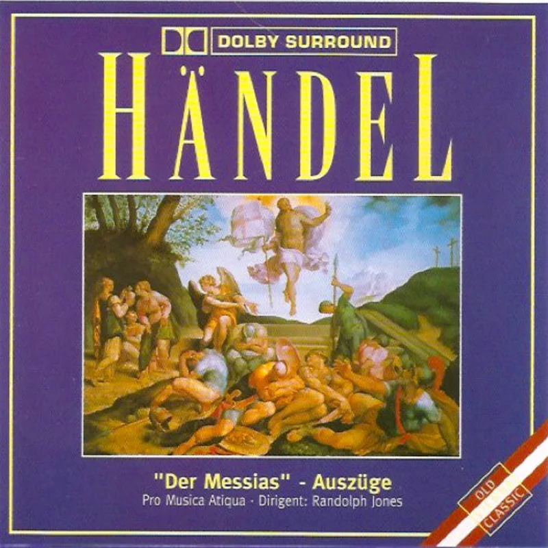 Georg Friedrich Hndel, Pro Musica Antiqua Orchestra, Randolph Jones - "Der Messias" Auszge (CD)