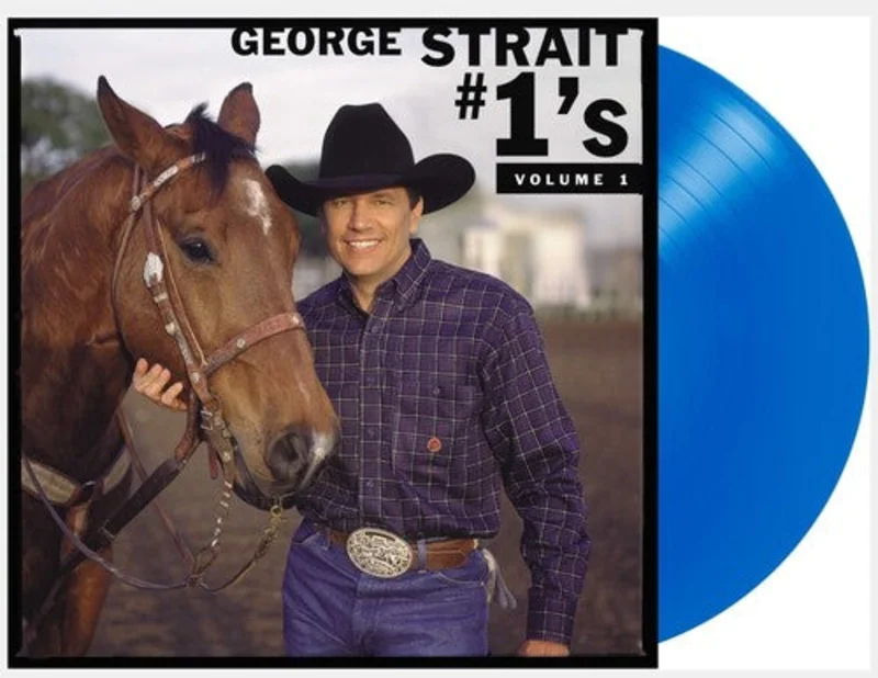 George Strait - #1's Volume 1 (LP) (Blue Vinyl)