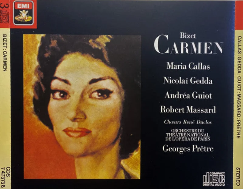 Georges Bizet / Maria Callas, Nicolai Gedda, Andra Guiot, Robert Massard, Les Churs Ren Duclos, Orchestre National De L'Opra De Paris, Georges Prtre - Carmen (CD)