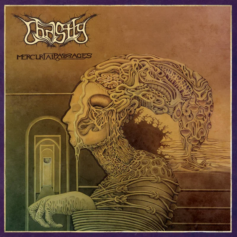 Ghastly - Mercurial Passages LP (Ltd Yellow w/ Purple & White Splatter)