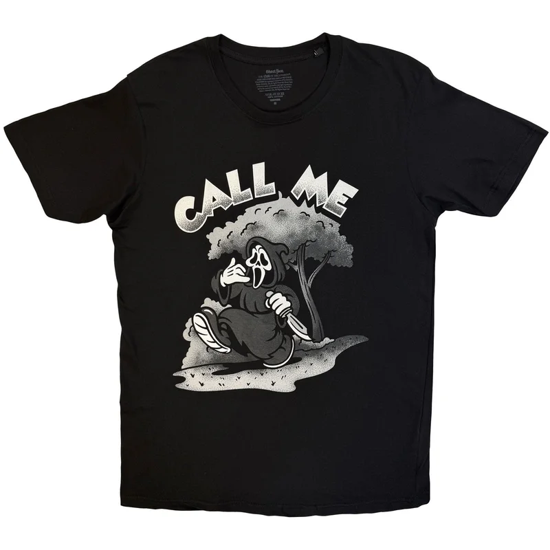 Ghostface Unisex T-Shirt: Call Me Black