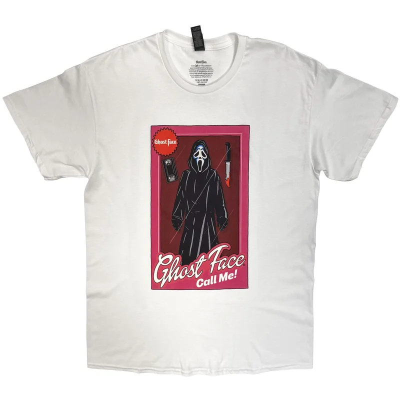 Ghostface Unisex T-Shirt: Doll Box White