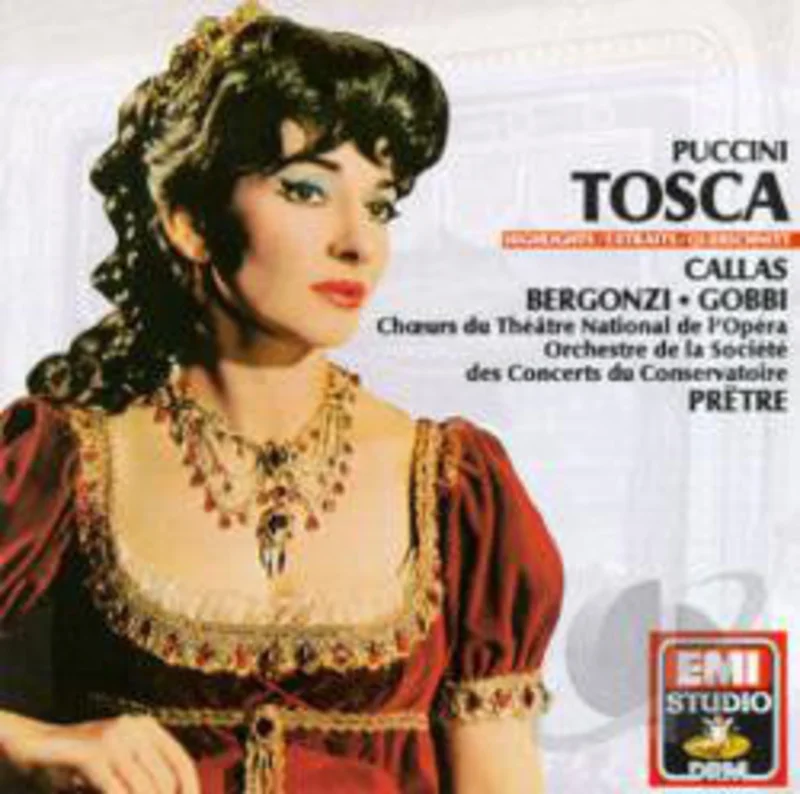 Giacomo Puccini, Maria Callas, Carlo Bergonzi, Tito Gobbi, Orchestre De La Socit Des Concerts Du Conservatoire, Georges Prtre - Tosca (Highlights) (CD)