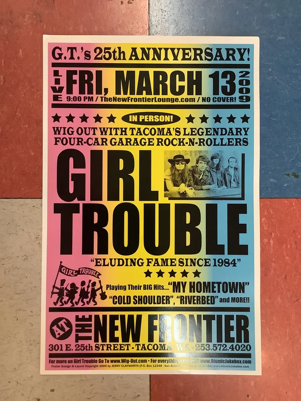 Girl Trouble at The New Frontier - 2009 (Poster)