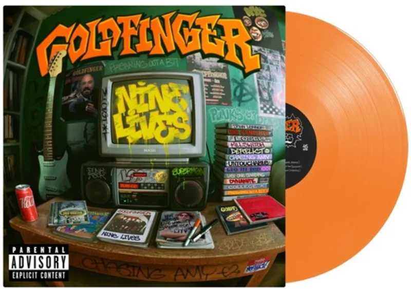 Goldfinger-Nine Lives (INEX) (Orange Vinyl) (LP)