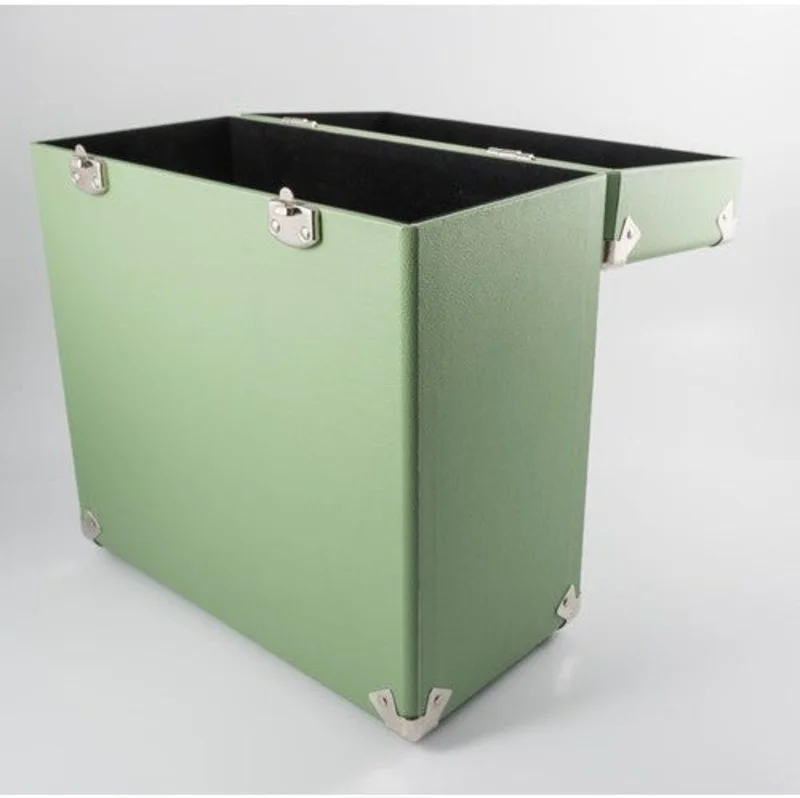 GPO Retro 12" Vinyl Record Case-Green