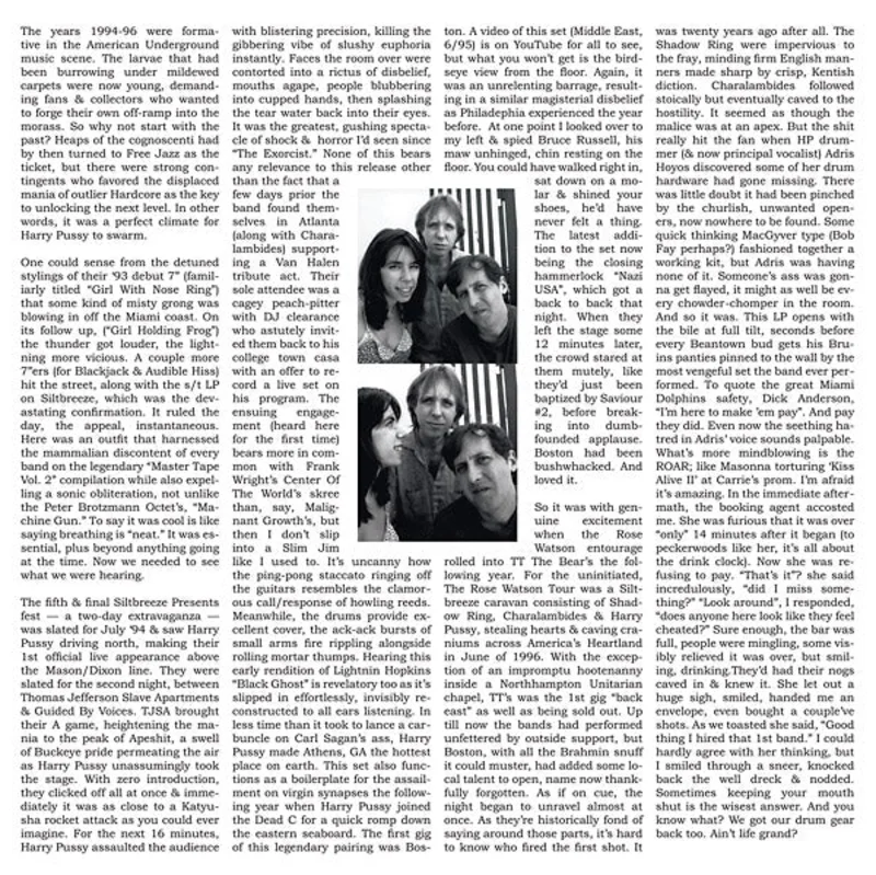 Harry Pussy - A Real New England Fuck Up LP